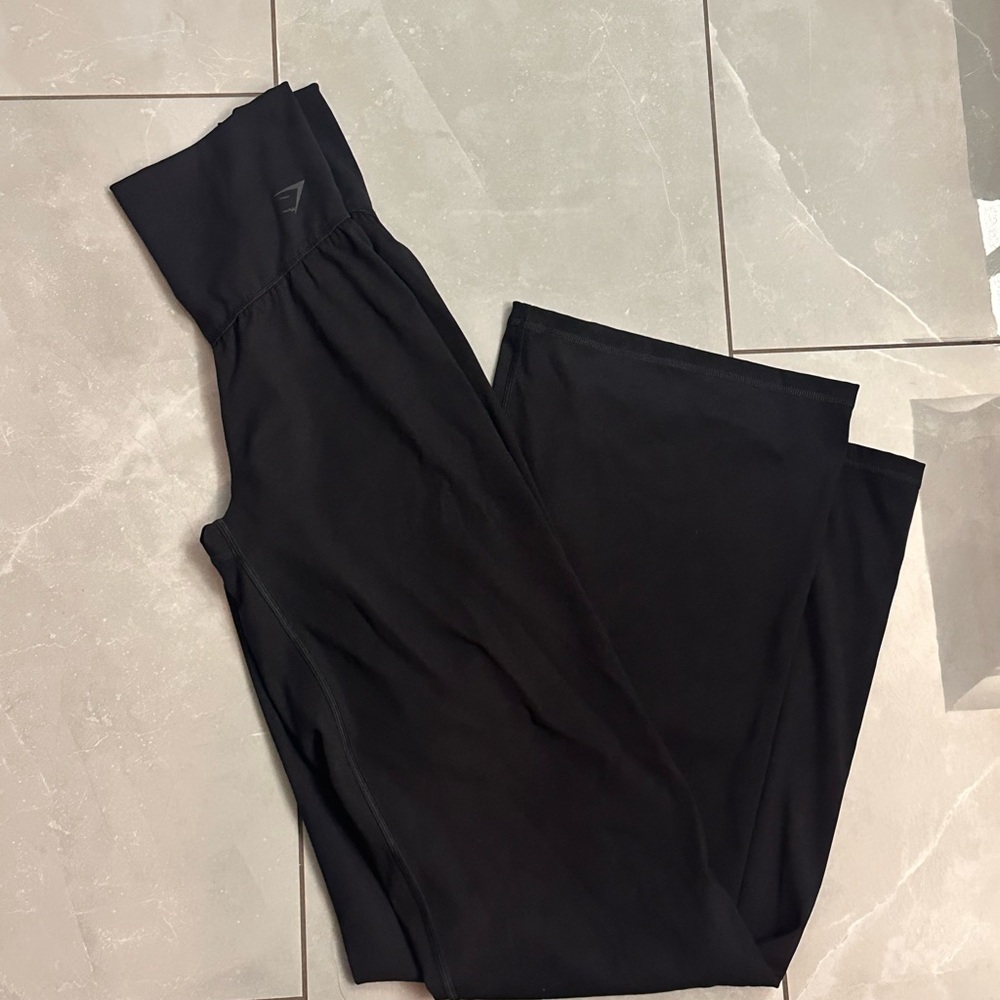 Gymshark Black High-Waist Bootcut Flare Leggings